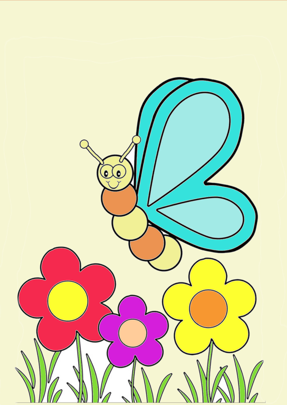 Tô màu thân bướm