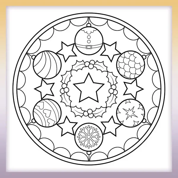 Mandala bóng Giáng sinh